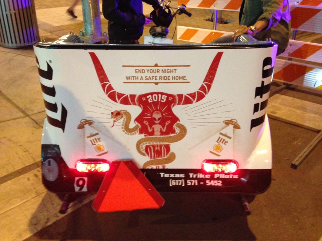 Miller Lite SXSW Pedicabs