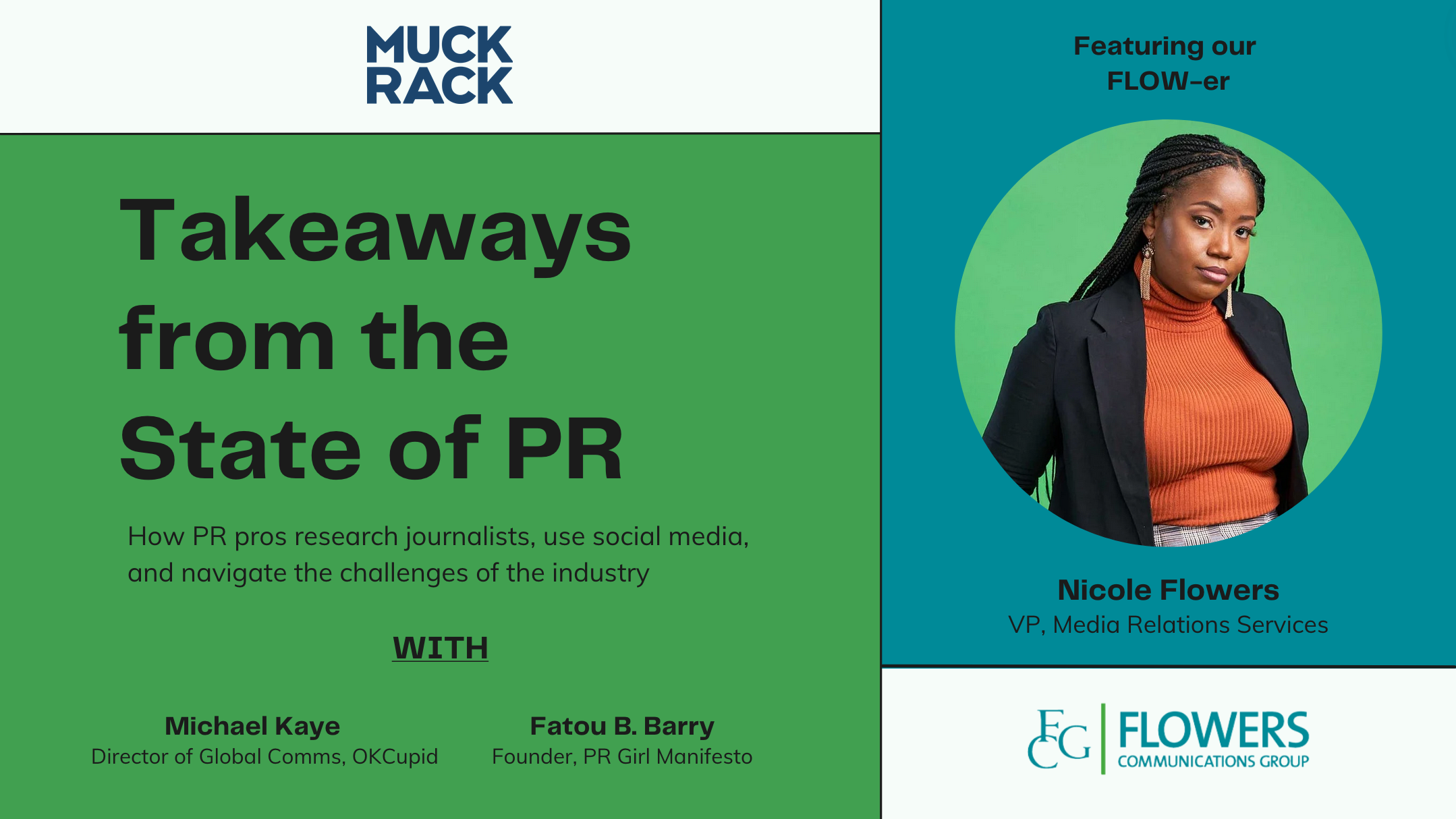 Pr Panel Muck Rack State of PR Panel featuring Nicole Flowers, VP of Media ...