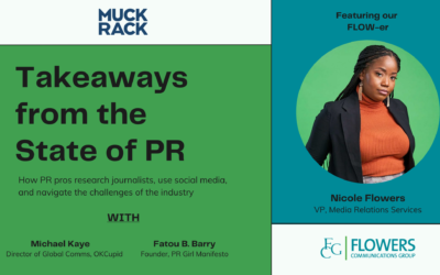 Muck Rack State of PR Panel featuring Nicole Flowers, VP of Media Relations Services 